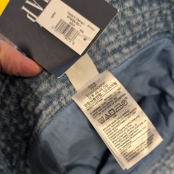 GAP Light Blue Denim Bucket Hat - Picture 5 of 5